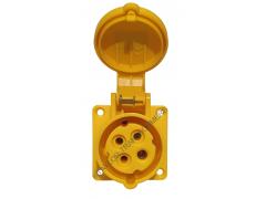 110v 16 Amp 4 Pin IP44 Panel  Socket